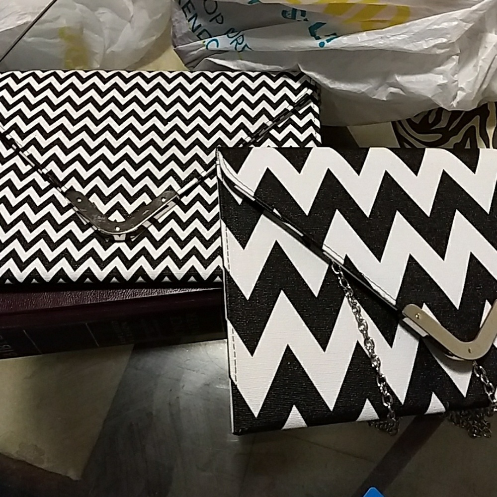 Two stripped purses
